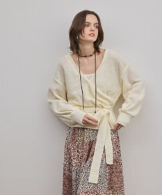 GRACE CONTINENTAL カシュクールニットトップ