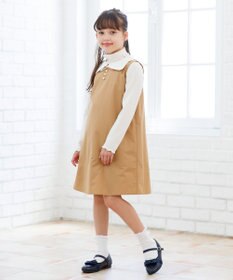 組曲 KIDS 【110-140㎝】カーブカラー ワンピース