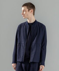 JOSEPH HOMME ＜新色追加＞新素材【通気性/ストレッチ】トリコサッカーストレッチ 　ジップアップブルゾン