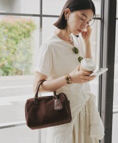 russet スエード2WAYミニボストンバッグ(CE-1570-WEB)