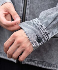 WEGO 【ユニセックス着用ITEM】デニムシャツジャケット