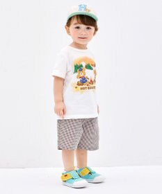 MIKI HOUSE HOT BISCUITS 【家族でおそろい】【80-120cm】アウトドアデザイン 半袖Tシャツ