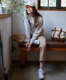 23区 【SLOW】ストレッチ コーデュロイ ストレート フレア パンツ