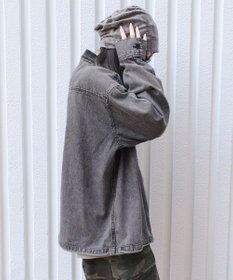 WEGO 【ユニセックス着用ITEM】デニムシャツジャケット