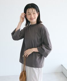 CRAFT STANDARD BOUTIQUE モックネックリングドット長袖プルオーバー