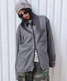 WEGO 【ユニセックス着用ITEM】デニムシャツジャケット