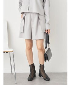 earth music&ecology デザインポケットショートパンツ