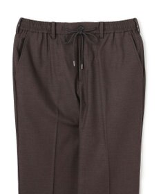 JOSEPH HOMME 新素材【ストレッチ/ウエストゴム仕様】ウール混キャリーマンストレッチ ドロスト付ストレートパンツ / HOVE