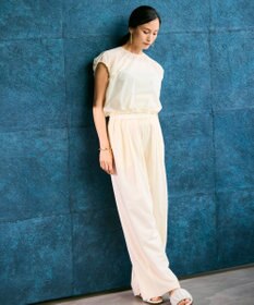 BEIGE， 【洗える/セットアップ対応】SPIGA / イージータックワイドパンツ