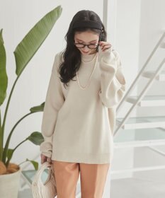 WEGO 【ユニセックス着用ITEM/MLサイズ展開】ミラノリブクルーネックプルオーバー