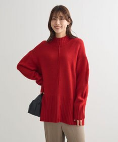 Green Parks 洗えるモックネックニットプルオーバー