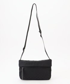 Y'SACCS はっ水ドットジャカード リサイクルレザーコンビ ショルダー