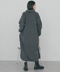 AMERICAN HOLIC ハーフスナップフリースワンピース