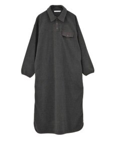 AMERICAN HOLIC ハーフスナップフリースワンピース