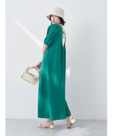 earth music&ecology リサイクルポリエステルブレンドＡラインワンピース