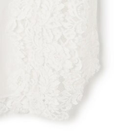 BEIGE， GALENA / レースコンビ シアーシャツ