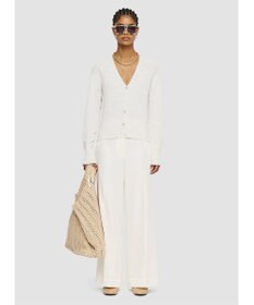 JOSEPH 【洗える】リネンブレンド  カーディガン