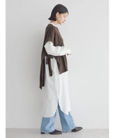 AMERICAN HOLIC ＳＥＴ　シャツワンピース＋ニットベスト
