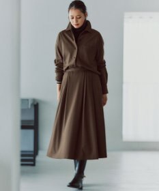 23区 L 【見上愛さん着用/VERY掲載/洗える】ウーステッドウール リブタートル ボーダー ニット