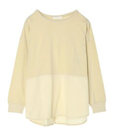 Green Parks ピグメントドッキングスリットデザインチュニック