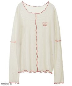 Green Parks Ｍｉｆｆｙ／シアー配色プルオーバー