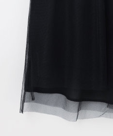 GRACE CONTINENTAL チュールノースリーブ トップ