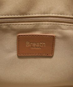 TOPKAPI 【Breath TOPKAPI】レザーコンビ 雑材風 シンプル ショルダーバッグ チャーム付き