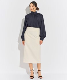 BEIGE， 【WEB限定】DION / ギャザーブラウス