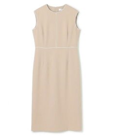 BEIGE， 【セットアップ対応】CINDY / 配色ライン クルーネックドレス