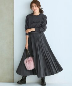 23区 S 【見上愛さん着用/CanCam11月号掲載】パウダリータイプライター プリーツ スカート