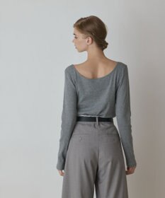 GRACE CONTINENTAL ウ－ルコットンテレコトップ