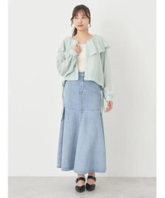 earth music&ecology ラッフルシアードロストブラウス