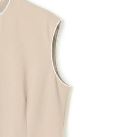 BEIGE， 【セットアップ対応】CINDY / 配色ライン クルーネックドレス