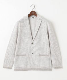 JOSEPH ABBOUD 【軽い/洗える】スラブギマボーダーニットカーディガン