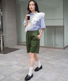 WEGO 【ユニセックス着用ITEM/ウエストゴム】リラックスイージーショーツ