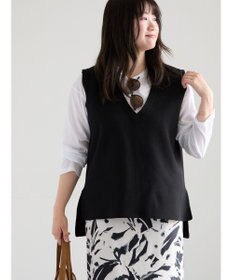 Te chichi Vネックニットベスト