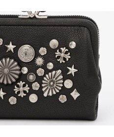 UNBILLION ペルケ perche / マルチスタッズがま口二つ折りウォレット