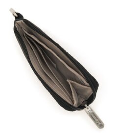 LeSportsac MULTI POUCH WRISTLET/ブラック/ローズゴールドシャイン/ピンク