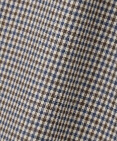 23区 ウールミルドストレッチ チェック フロントタックAラインスカート