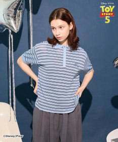 AMERICAN HOLIC 【TOY STORY 5】ボーダー半袖ニットポロ