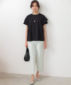 組曲 L GIZAコットンドルマンスリーブ Tシャツ