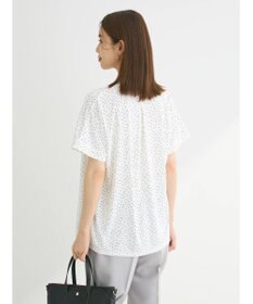 Green Parks ２ｗａｙ　フレンチスリーブ釦付ブラウソー