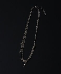 WEGO MモチーフMIXチェーンネックレス
