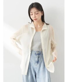 earth music&ecology シアーハイネックシャツ