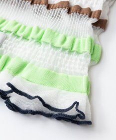 TRICOTE ボーダーシアー ニットバッグ