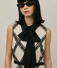 GRACE CONTINENTAL チュールレースワンピース