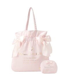 Maison de FLEUR 《セット商品》ダブルリボンギャザートート・ポーチ