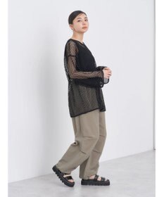 earth music&ecology メッシュチュニック