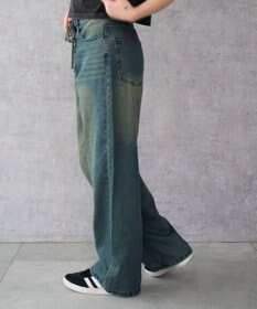 WEGO レースアップデニムパンツ