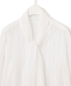 ICB C/Siドビーストライプ ボウタイブラウス